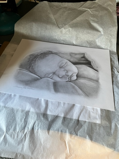 A3 baby portræt